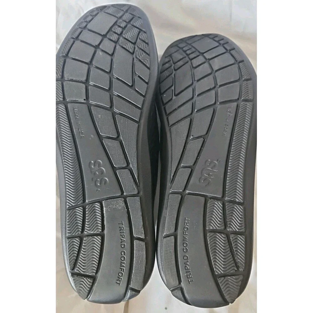 SAS Black Leather Weekender Loafers Shoes Sz 13 M
